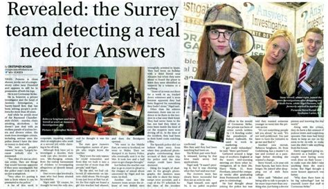 Private Investigations In Surrey.